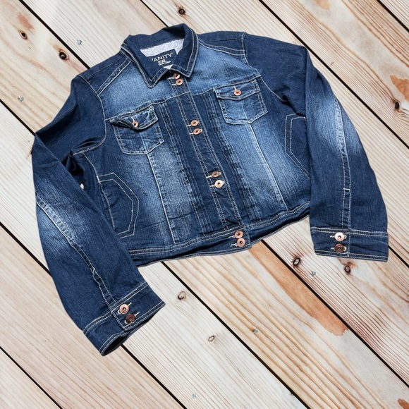 Vanity Jeans 2XL denim trucker jacket - Picture 1 of 9